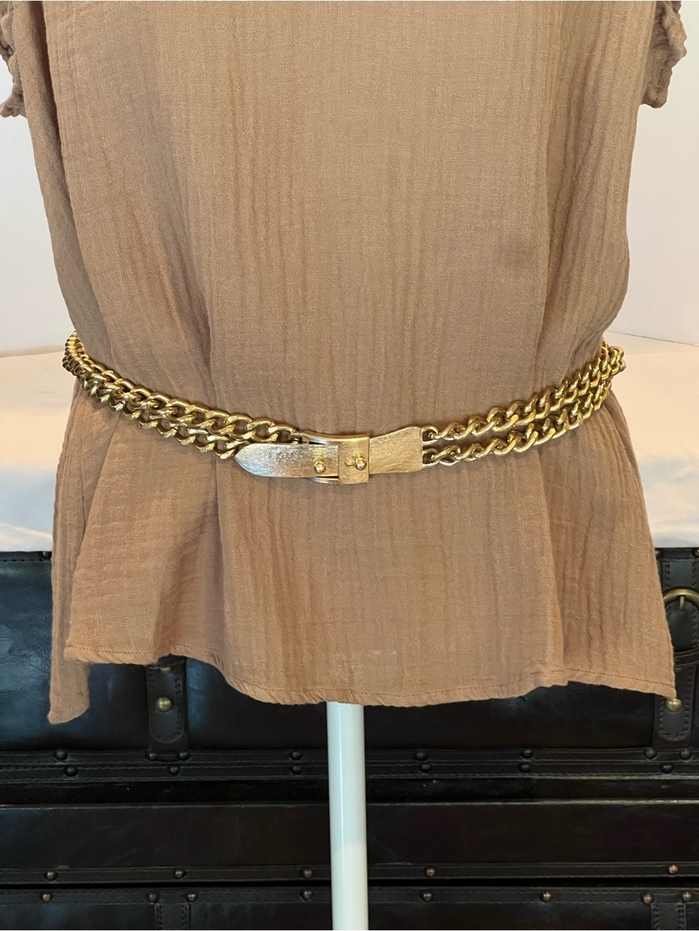 Vintage Japan Double Chain Belt